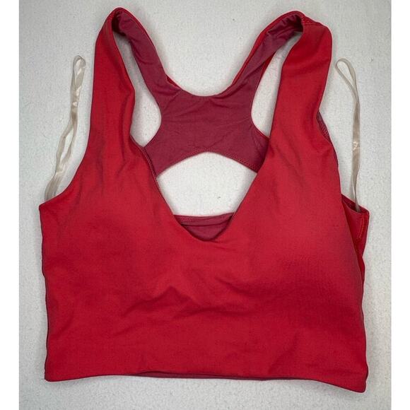 Lululemon Other - Lululemon Hot Red Pink Size XS Sports Bra With Pads In Exc. Condition W/Rip Tag
